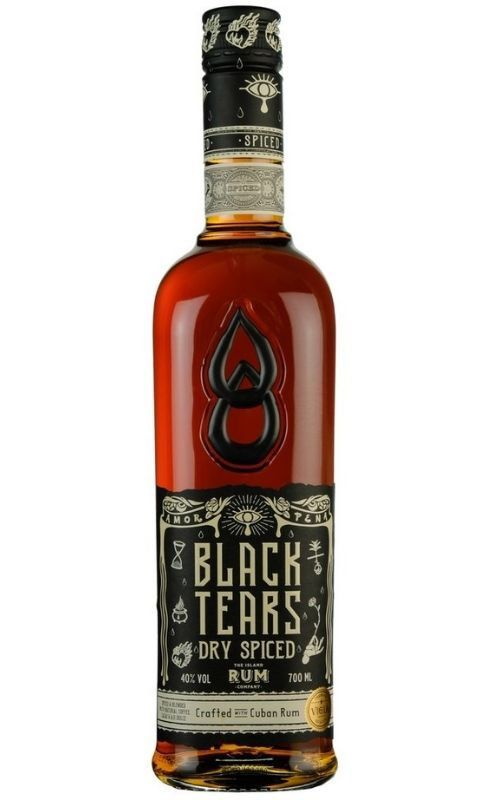 detail Rum Black Tears by Vigia Cuban Spiced 40% 0,7l /Kuba/