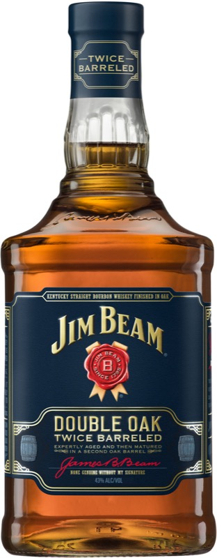 detail Jim Beam Double Oak 43% 0,7l