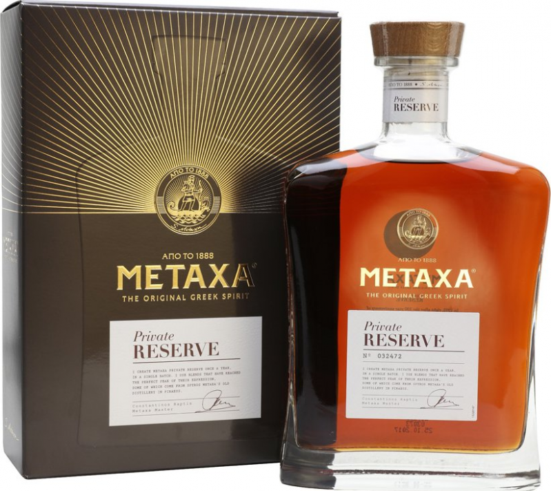 detail Metaxa Private Reserve 40% 0,7l