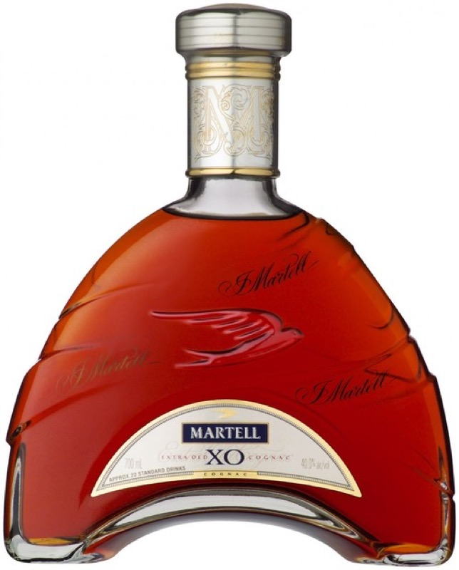 detail Martell XO 40% 0,7l