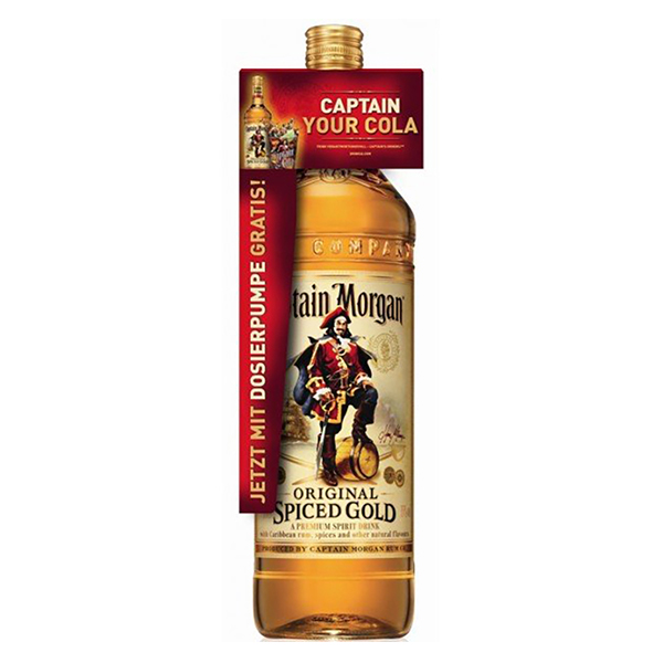 detail Rum Captain Morgan Spiced Gold 35% 3l