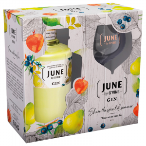 Gin June Poire + sklenička 37,5% 0,7l