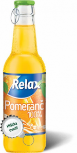 Relax pomeranč 0,25l sklo / 24 ks / x 24 ks