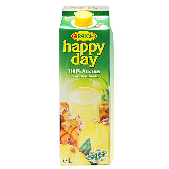 detail Happy Day ananas 1l