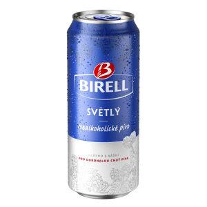 Pivo Birell 0,33l plech x 24 ks
